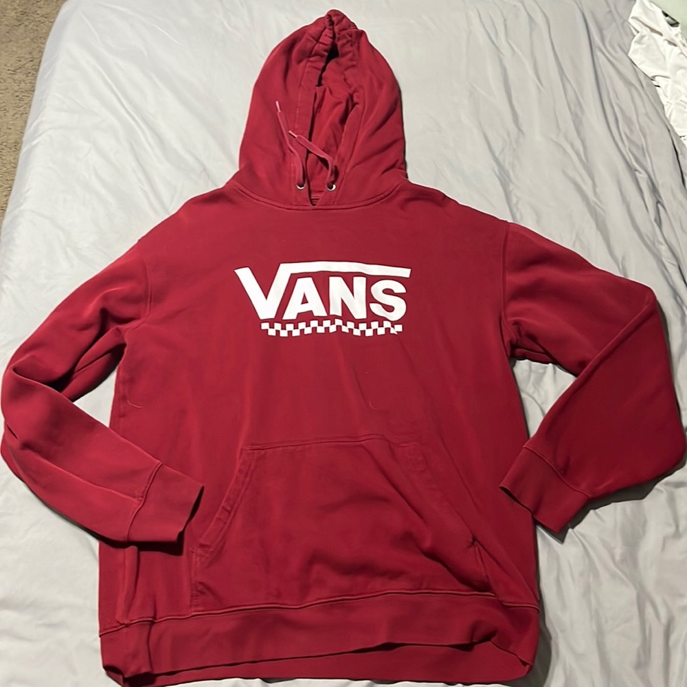 Red vans hoodie